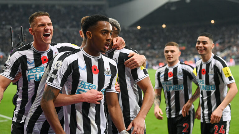 joe willock goal celebration botman trippier almiron newcastle united nufc 1120 768x432 1