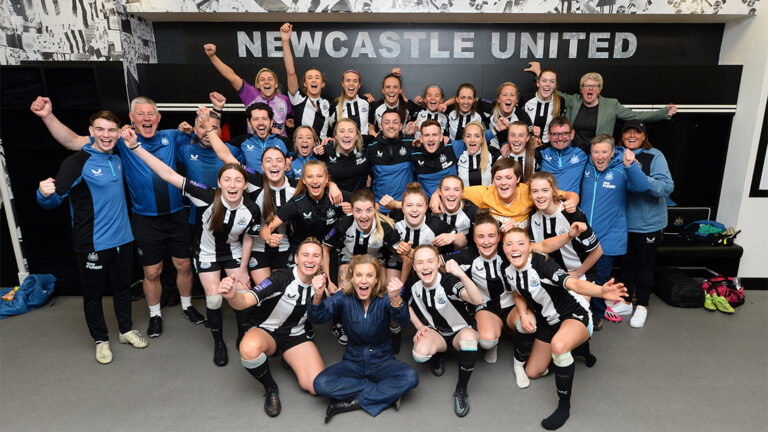 nuwfc dressing room celebration amanada staveley newcastle united nufc 1120 768x432 1