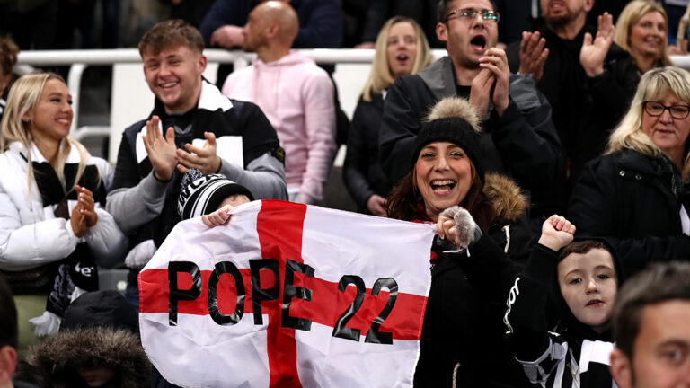 pope 22 england flag fans newcastle united nufc 1120x1120 1 768x432 1