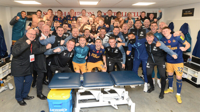 team celebration dressing room southampton november 2022 newcastle united nufc 1120 768x432 1