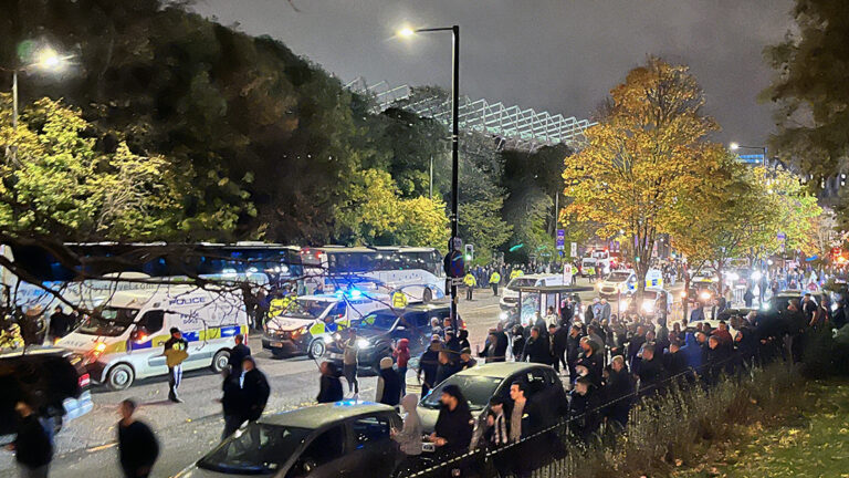 police outside st james park everton game newcastle united nufc 1120 768x432 1