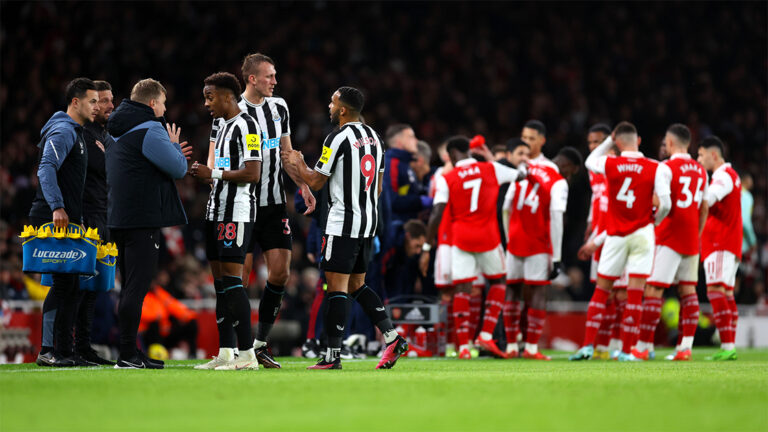 joe wiillock eddie howe sideline arsenal newcastle united nufc 1120 768x432 1