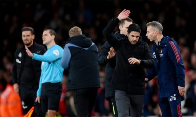 mikel arteta arm air sideline arsenal manager newcastle united nufc 1120 768x432 1