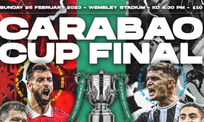 carabao cup final programme ft newcastle united nufc 807