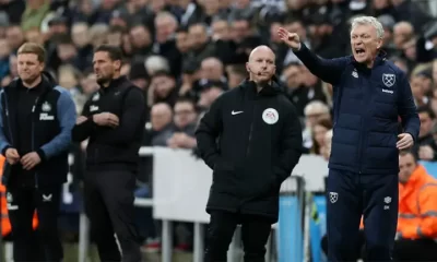 david moyes west ham manager shouting eddie howe background newcastle united nufc 1120 768x432 1