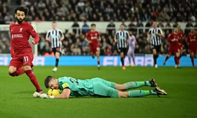 nick pope red card liverpool salah newcastle united nufc 1120 768x432 1